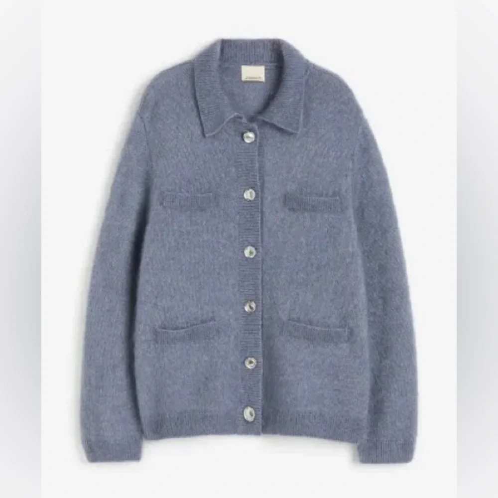 Mohair-blend Cardigan with Collar H&M, NWT